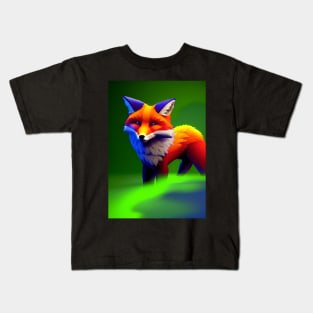 SURREAL STYLE FOX Kids T-Shirt